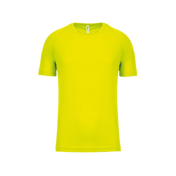Fluo gele Sportshirts bedrukken