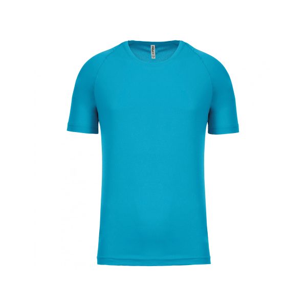 Turquoise Sportshirts bedrukken